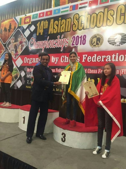 کسب سه مدال توسط بازیکنان استان تهران در مسابقات آسیایی مدارس آسیا