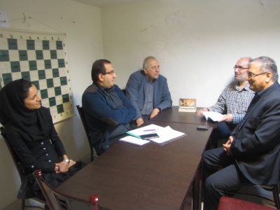 جلسه هیئت رئیسه، هیئت شطرنج استان تهران