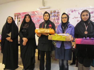 استاد بزرگ بانوان آتوسا پورکاشیان قهرمان کشور شد. آذرماه 1393 تهران