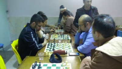 افشین محمدپور قهرمان مسابقه سریع هیات شطرنج شهریار