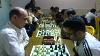 افشین محمدپور قهرمان مسابقه سریع هیات شطرنج شهریار