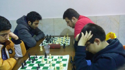 افشین محمدپور قهرمان مسابقه سریع هیات شطرنج شهریار