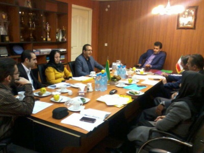جلسه  هماهنگی و تعامل با اداره ورزش و جوانان