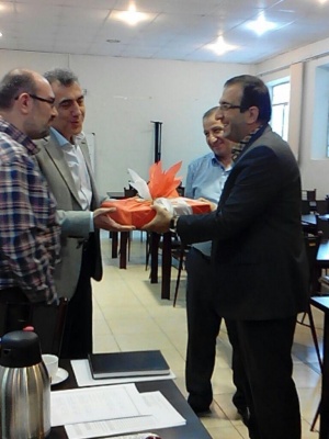 حضور نائب رئیس فدراسیون شطرنج ارمنستان در هیات شطرنج تهران