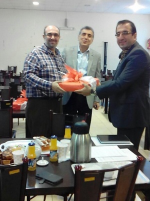 حضور نائب رئیس فدراسیون شطرنج ارمنستان در هیات شطرنج تهران