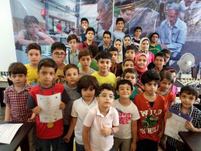 مسابقات پایان ترم تیرماه مدرسه هیات شطرنج استان تهران