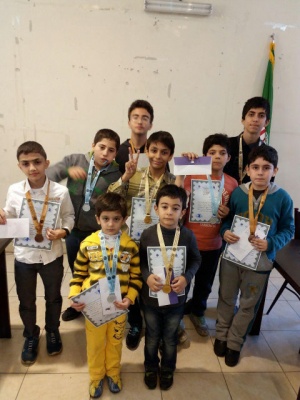 مسابقات پایان ترم مدرسه هیات شطرنج تهران - ماه آبان