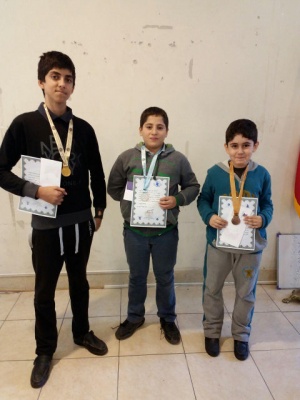 مسابقات پایان ترم مدرسه هیات شطرنج تهران - ماه آبان