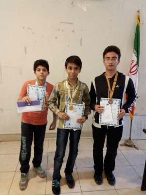 مسابقات پایان ترم مدرسه هیات شطرنج تهران - ماه آبان