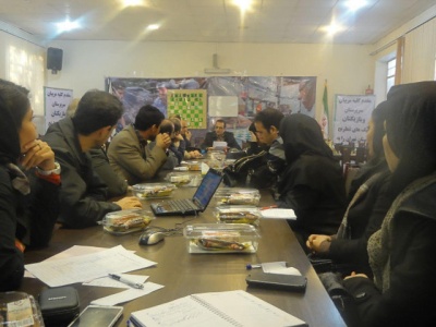 سومین جلسه فصلی روئسای هیات شهرستان و حوزه در سال 1394