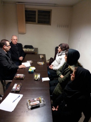 جلسه مربیان مدرسه هیات استان