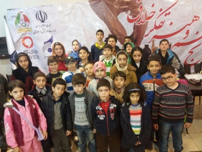 مسابقات پایان ترم دی ماه مدرسه هیات شطرنج استان تهران