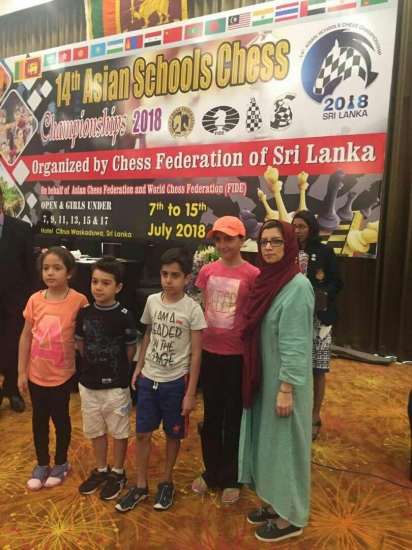 تیم تهران در مسابقات مدارس آسیا